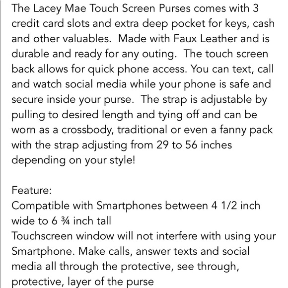 🤍NWT PERFECT TOUCH SCREEN CROSSBODY BAG VEGAN LEATHER GRAY w TOOLED DETAIL! - Picture 2 of 3